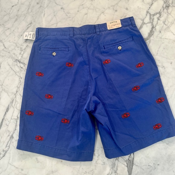 NWT Orvis Charleston Embroidered Shorts with Lobsters- SZ. 38 - Picture 2 of 8